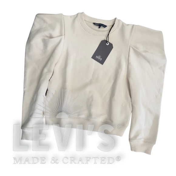 Levi’s Made & Crafted Angel Sleeve Sweater Puff Shoulder - Picture 7 of 16